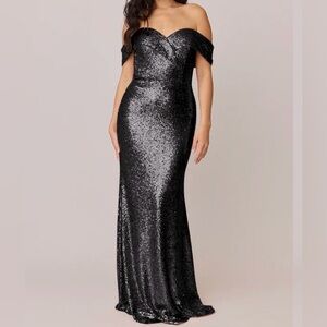 slim fit dress slacks Gwen Sequin Dress main image 0